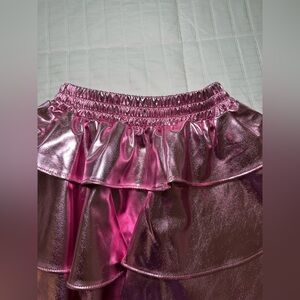 Metallic Pink Skirt